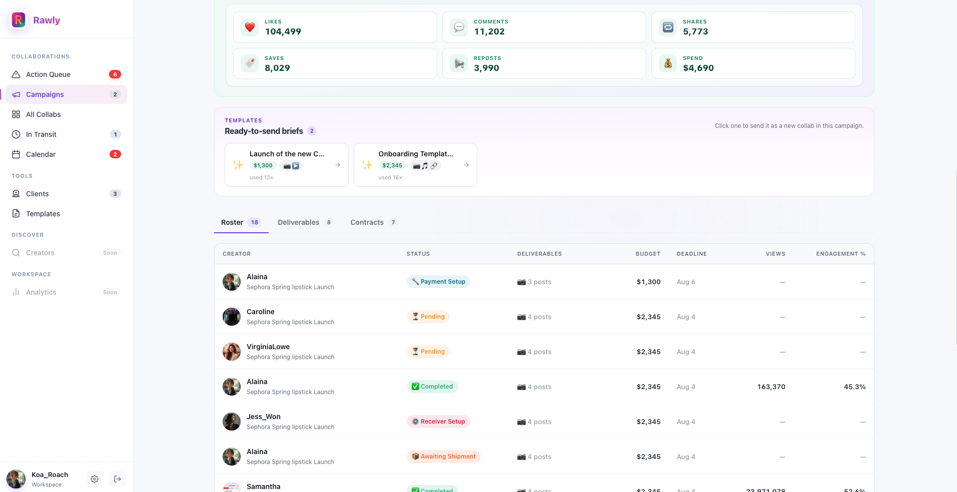 Campaigns & Reporting